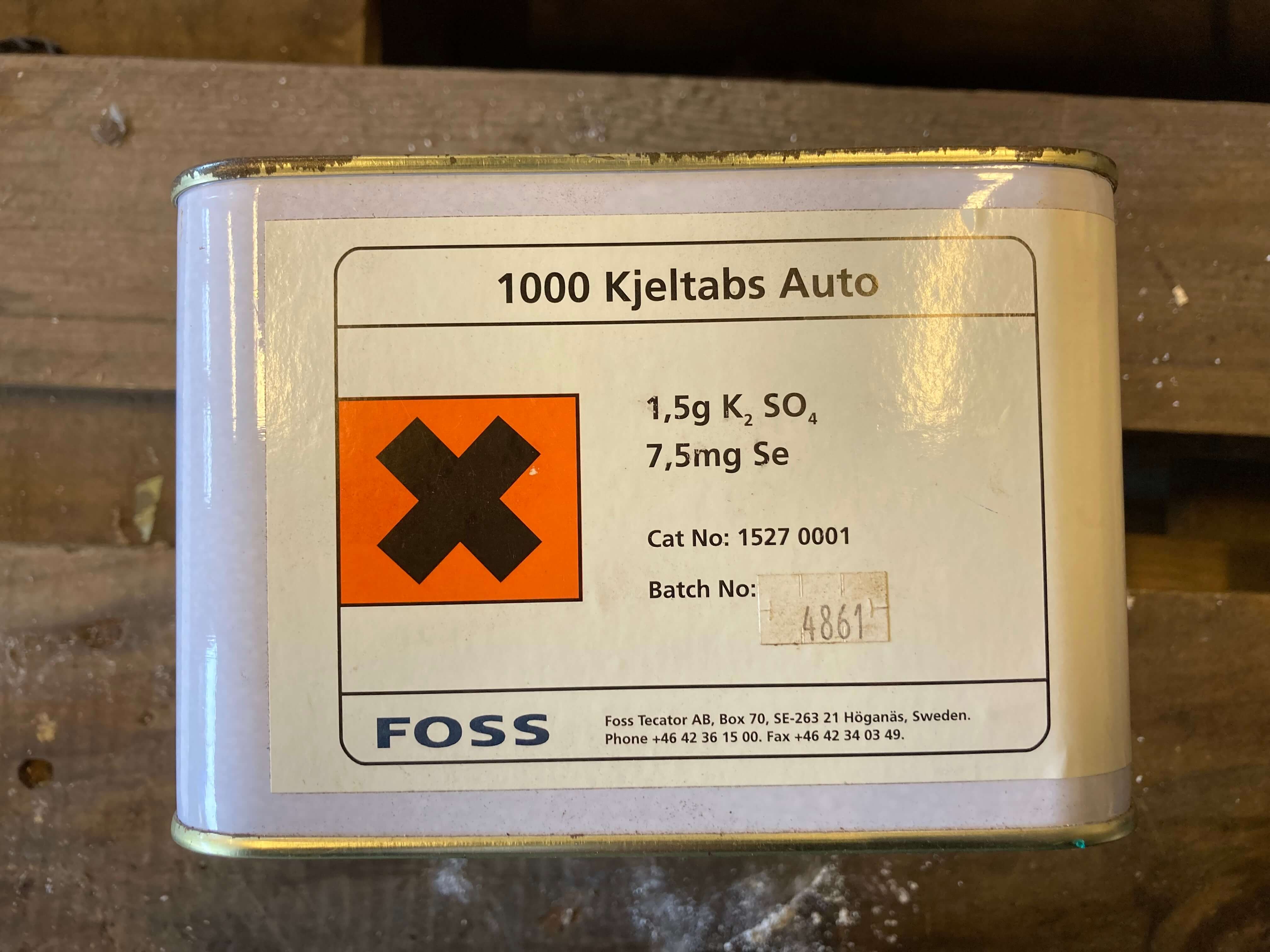 1000 Kjelltabs Auto