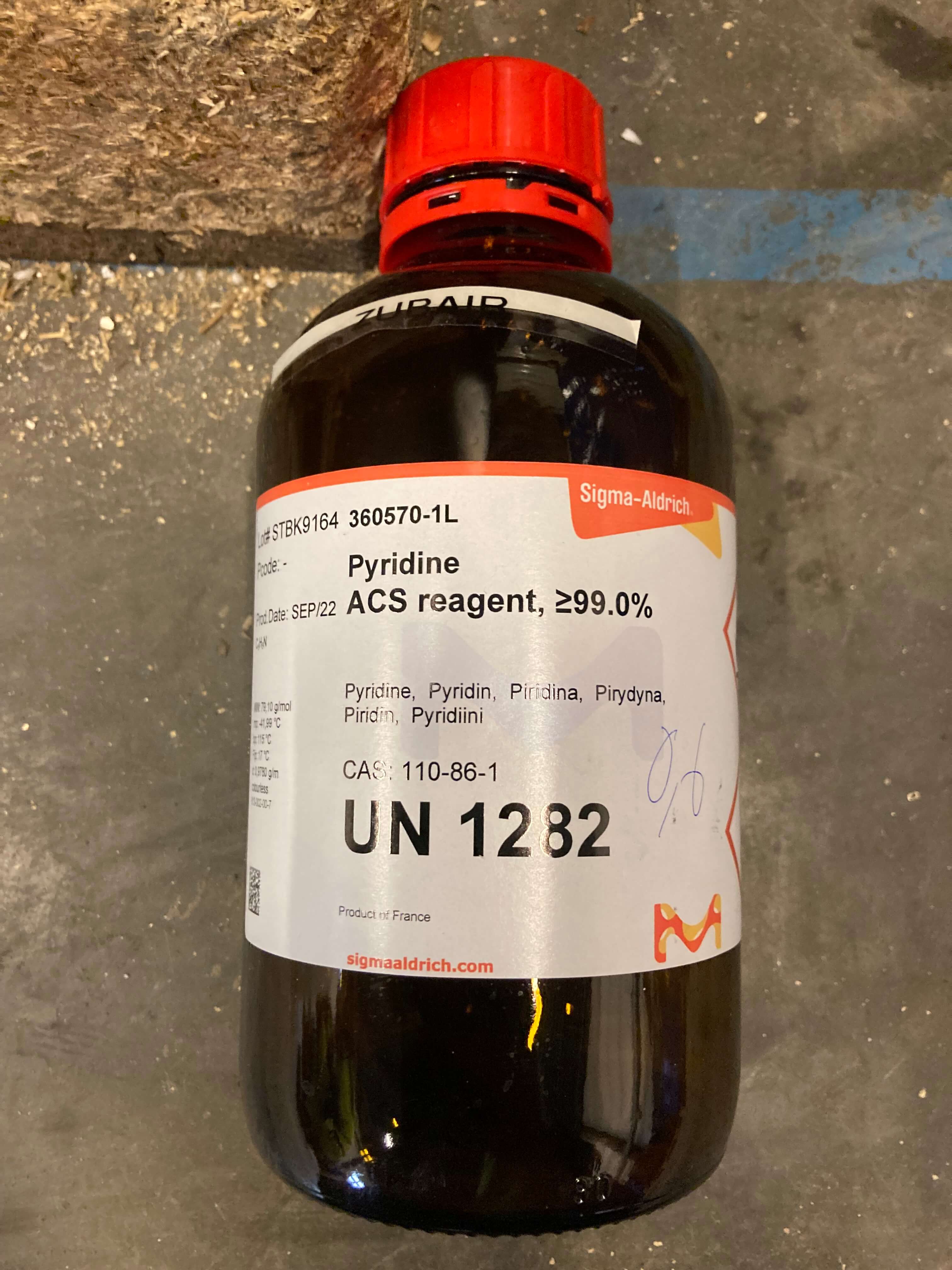 Pyridine Acs Reagent Un 1282 Sigma-aldrich