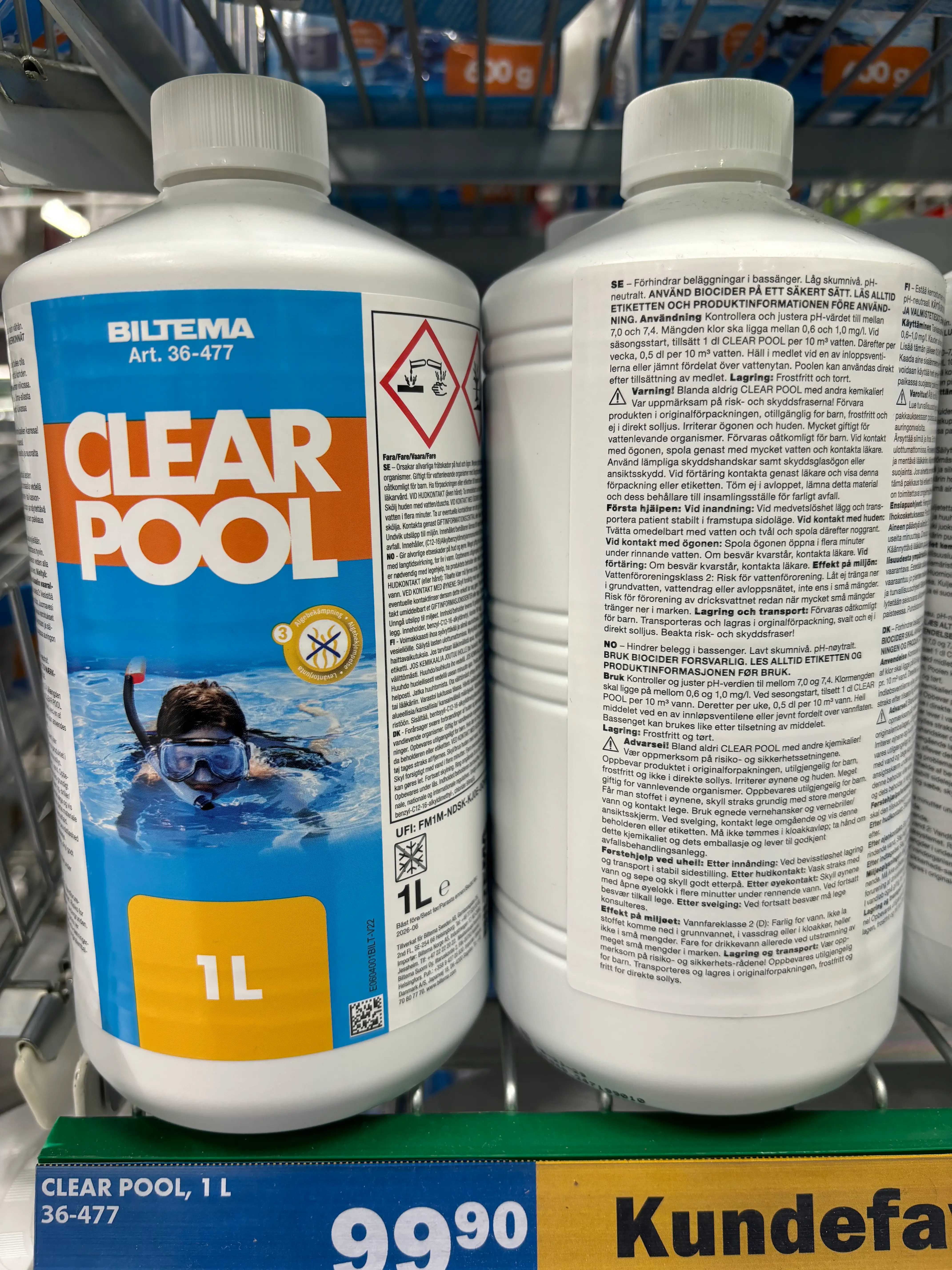 clear Pool Biltema 1l