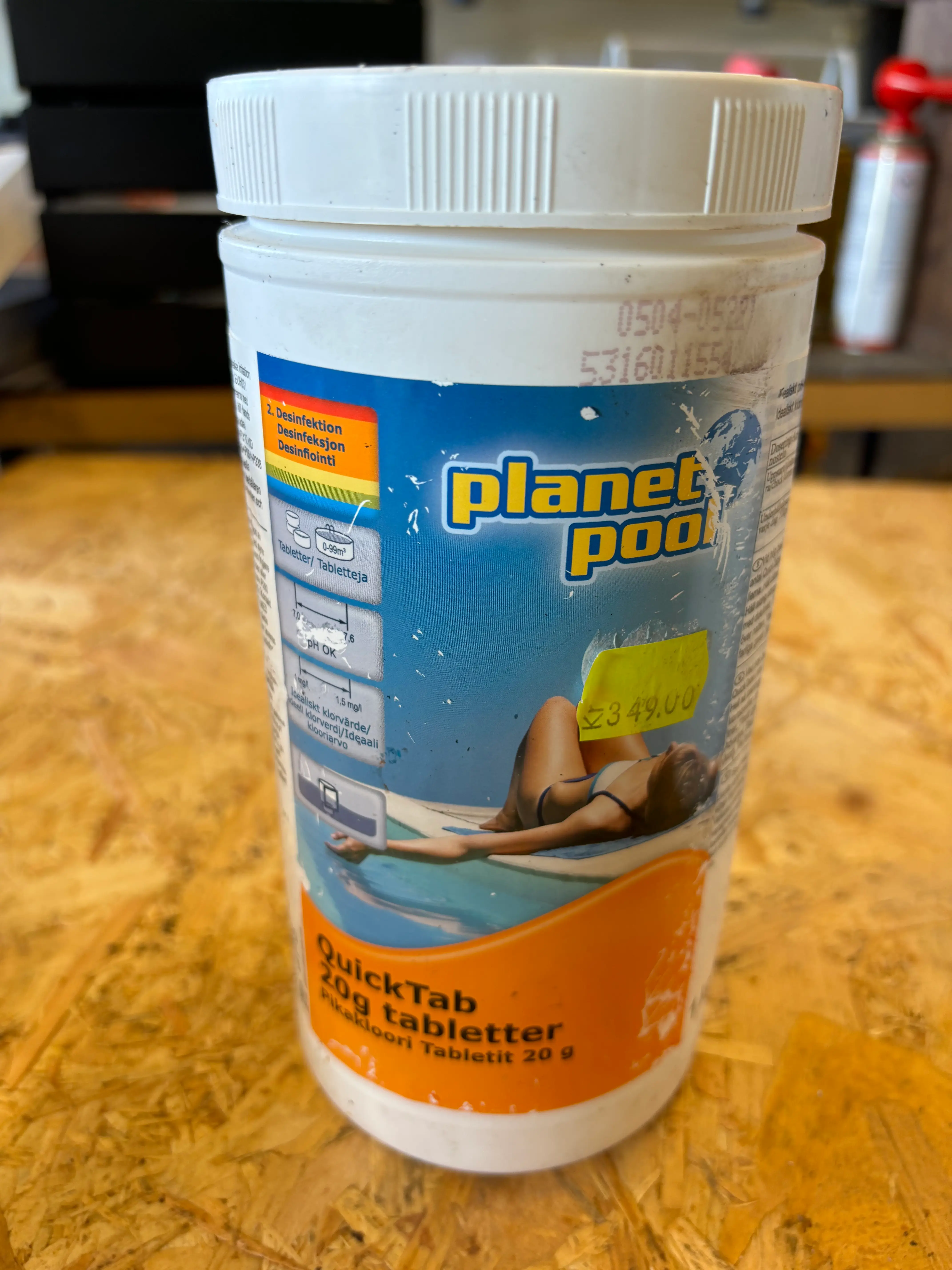 planet Pool Quick Tab 20g Tabeletter