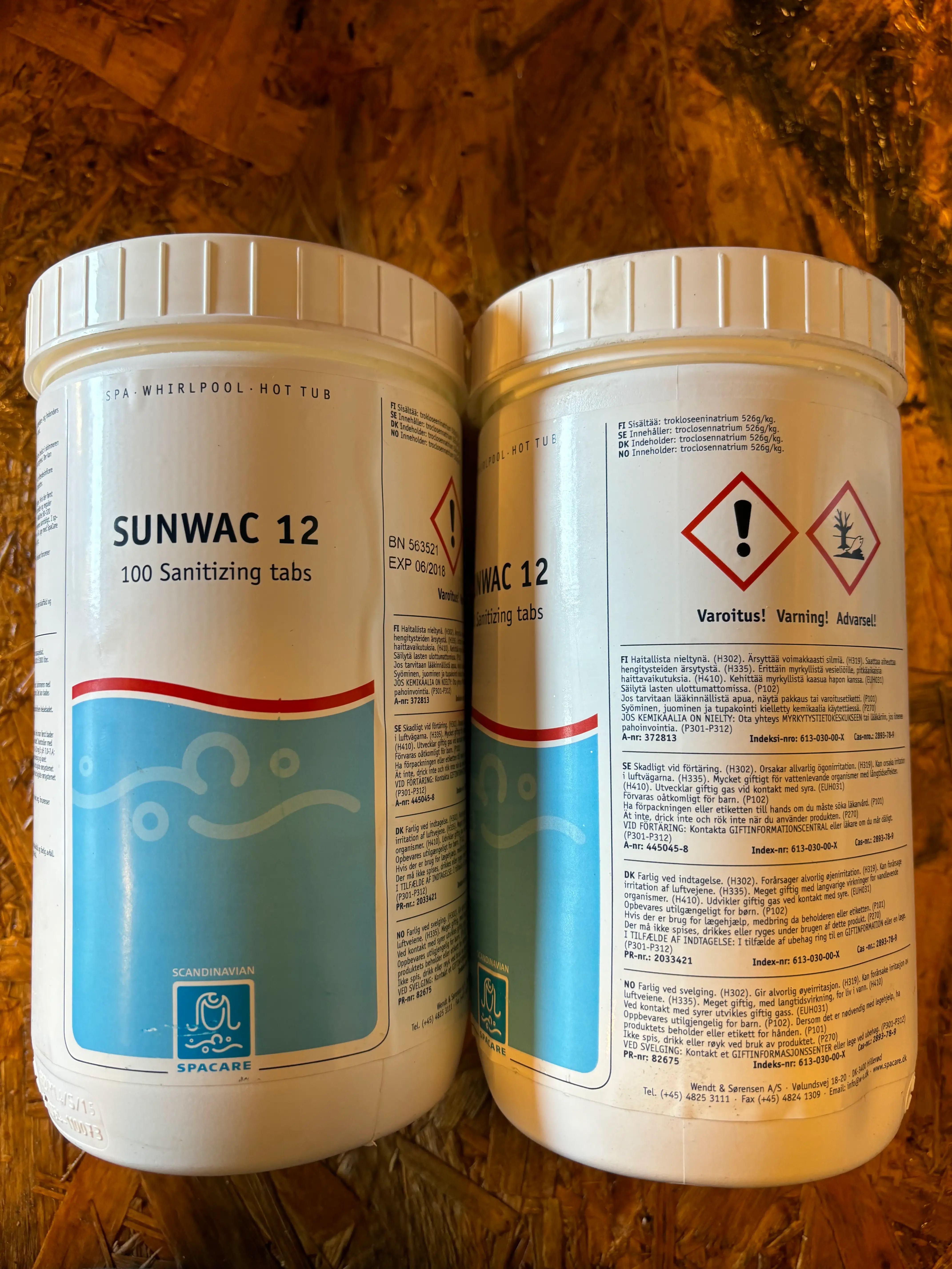 sunwac 12 100 Sanitizing Tabs