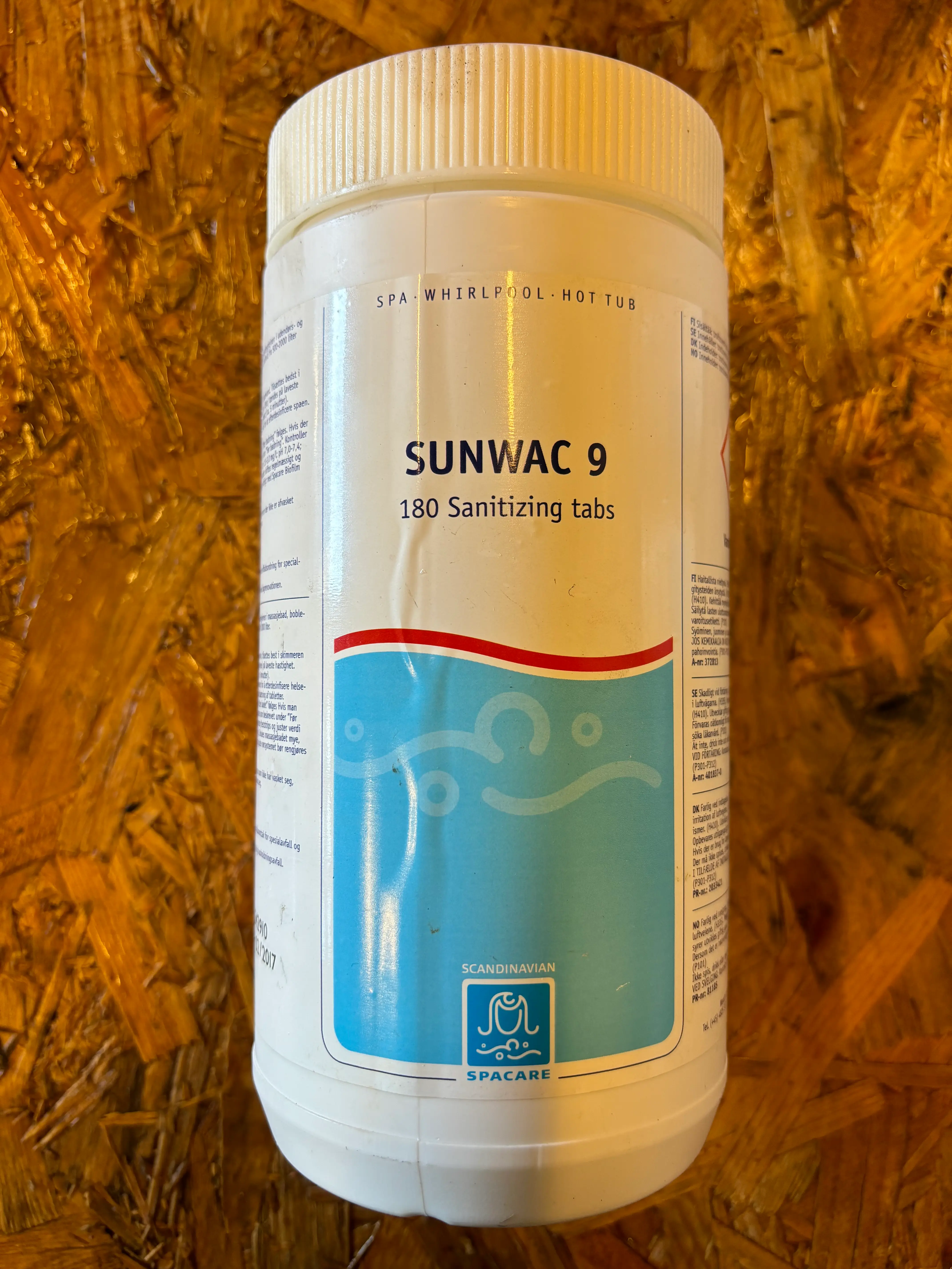 sunwac 9 180 Sanitizing Tabs